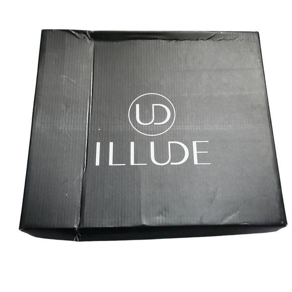 Illude Ladies Timberly Black Knee High Lace Up Buckle Military Boots - Size 7 - Picture 8 of 9